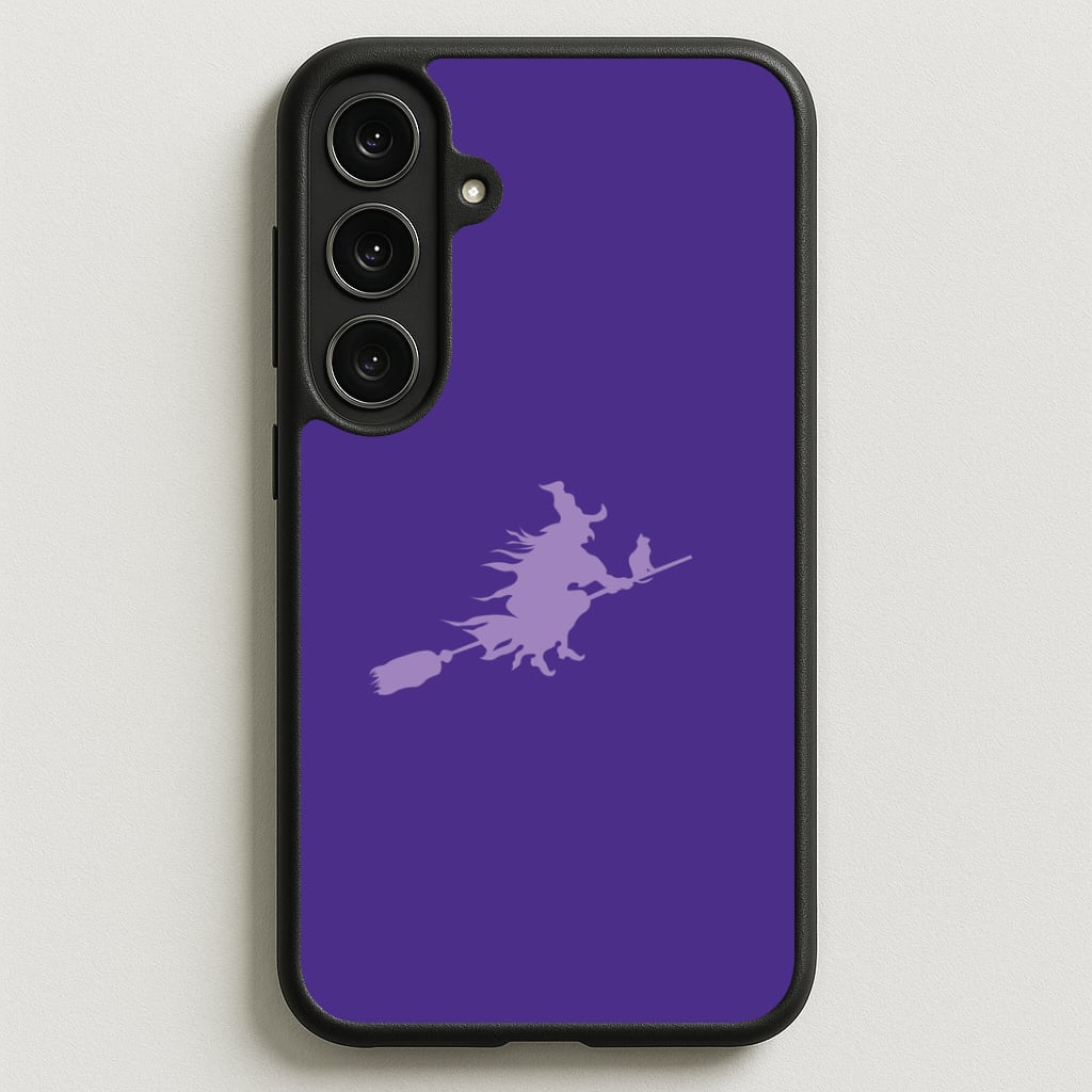 Witch And Cat - Halloween Phone Case for Galaxy S25FE
