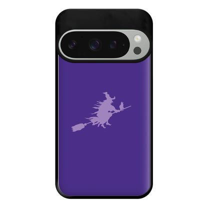 Witch And Cat - Halloween Phone Case for Google Pixel 9 Pro XL