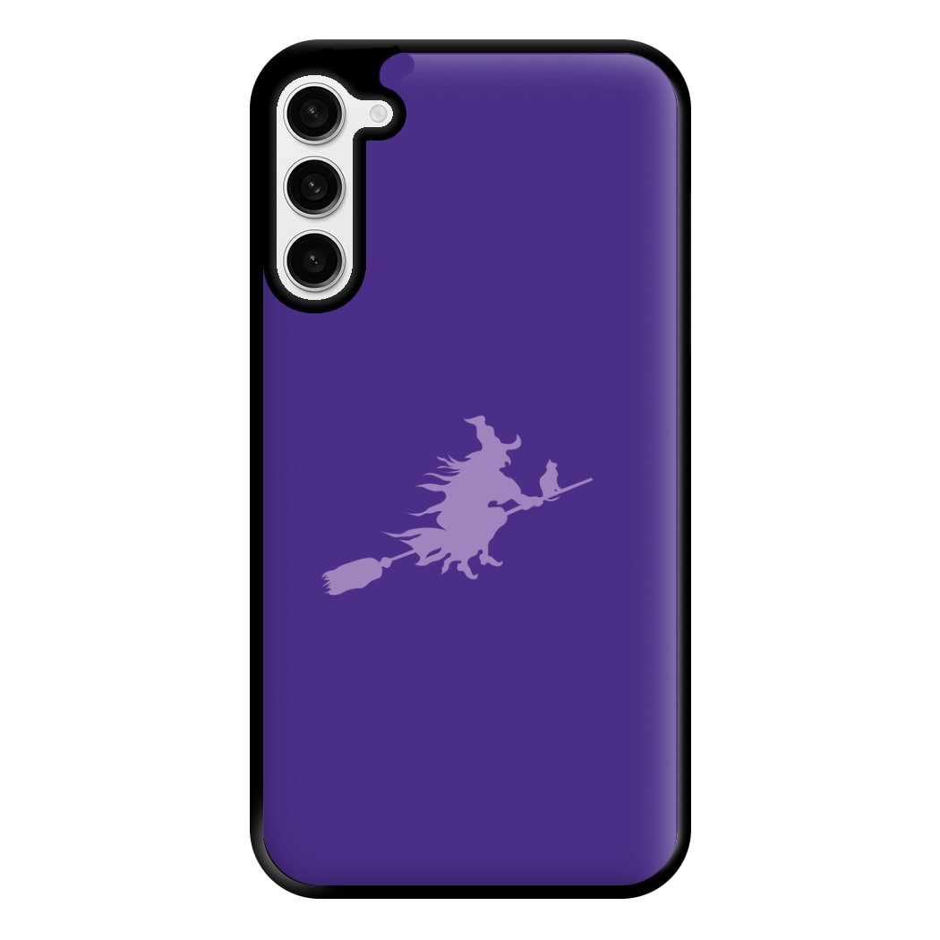 Witch And Cat - Halloween Phone Case for Galaxy S23 Plus