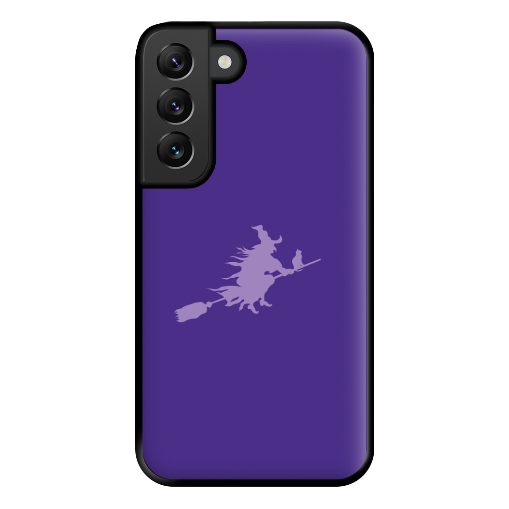 Witch And Cat - Halloween Phone Case for Galaxy S22 Plus