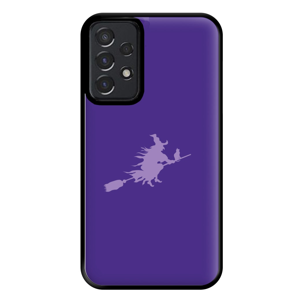 Witch And Cat - Halloween Phone Case for Galaxy A52 / A52s