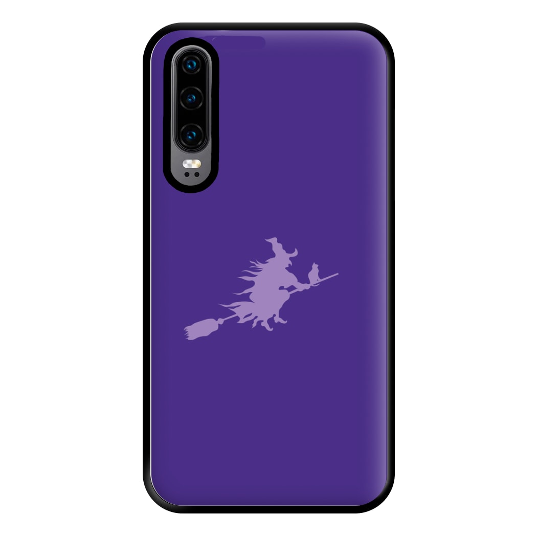 Witch And Cat - Halloween Phone Case for Huawei P30