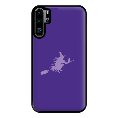 Witch And Cat - Halloween Phone Case for Huawei P30 Pro