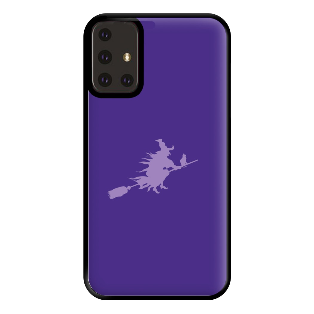 Witch And Cat - Halloween Phone Case for Galaxy A71