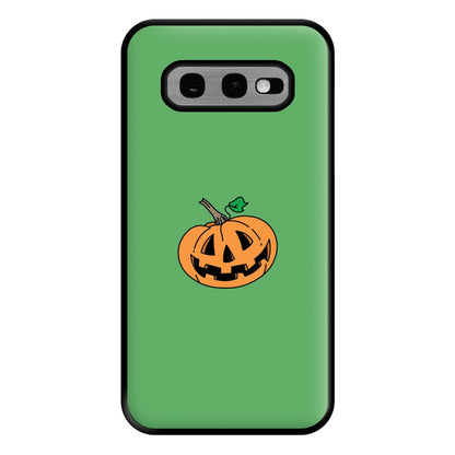 Pumpkin Green - Halloween Phone Case for Galaxy S10e