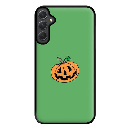 Pumpkin Green - Halloween Phone Case for Galaxy A14