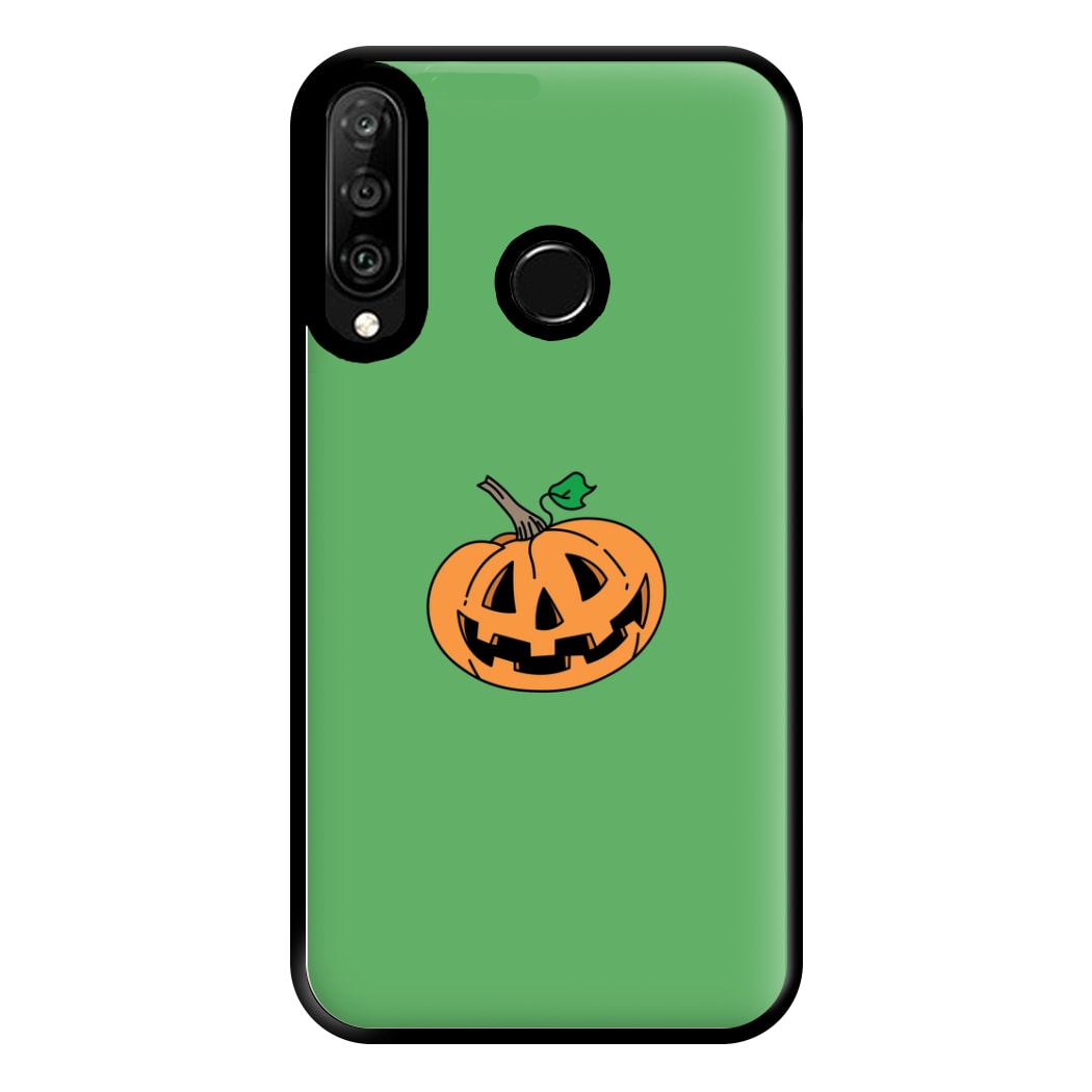 Pumpkin Green - Halloween Phone Case for Huawei P30 Lite