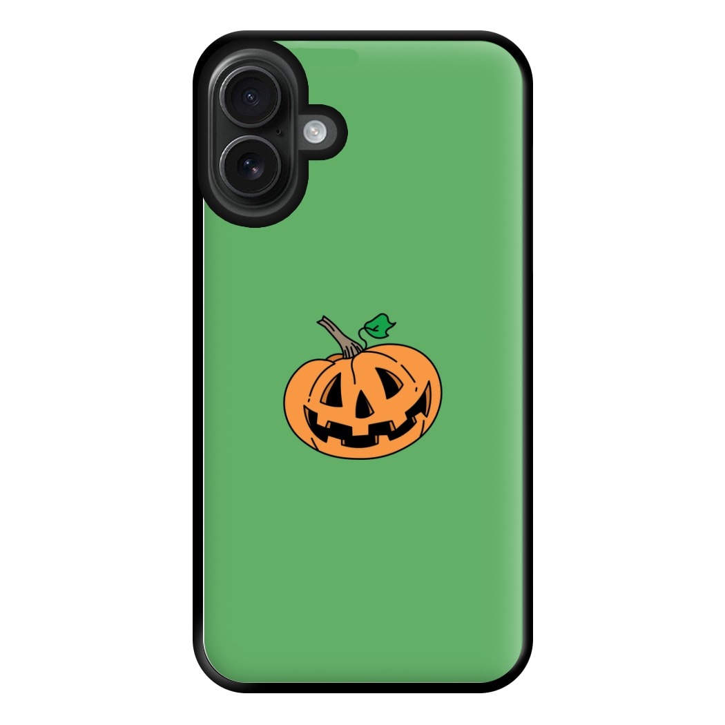 Pumpkin Green - Halloween Phone Case for iPhone 16 Plus