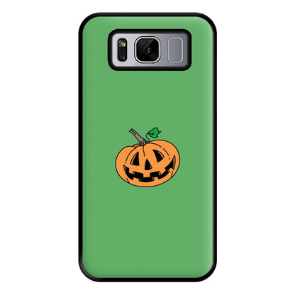 Pumpkin Green - Halloween Phone Case for Galaxy S8 Plus