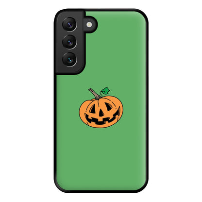 Pumpkin Green - Halloween Phone Case for Galaxy S22 Plus