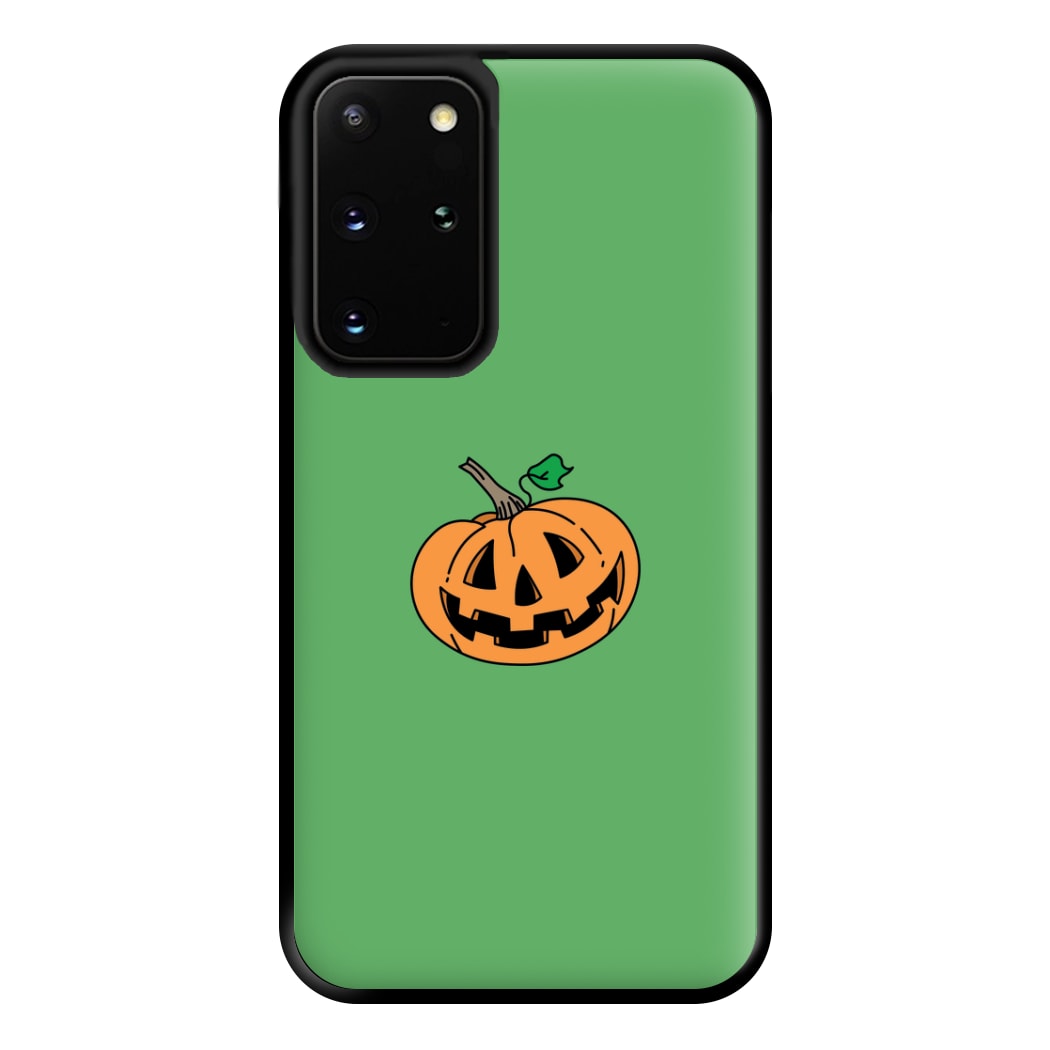 Pumpkin Green - Halloween Phone Case for Galaxy S20 Plus