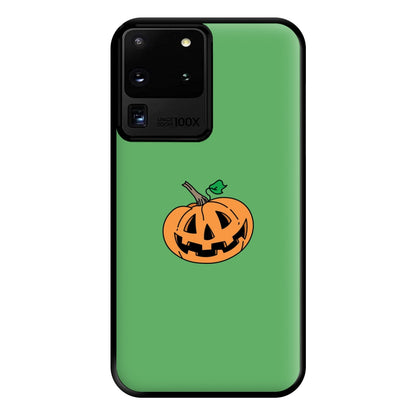 Pumpkin Green - Halloween Phone Case for Galaxy S20 Ultra