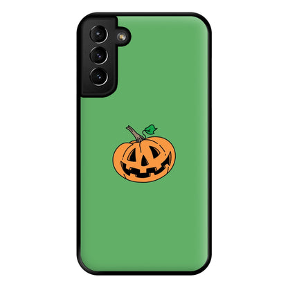 Pumpkin Green - Halloween Phone Case for Galaxy S21 Plus