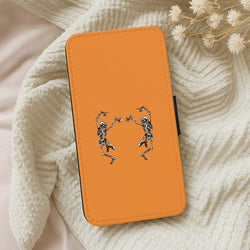 Dancing Skeletons - Halloween Wallet Phone Case