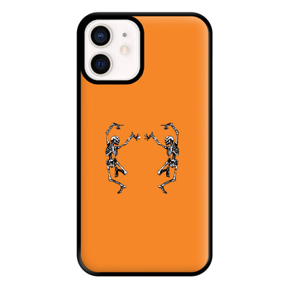 Dancing Skeletons - Halloween Phone Case for iPhone 12 Mini