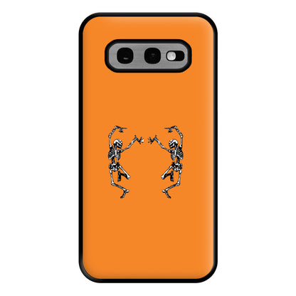 Dancing Skeletons - Halloween Phone Case for Galaxy S10e