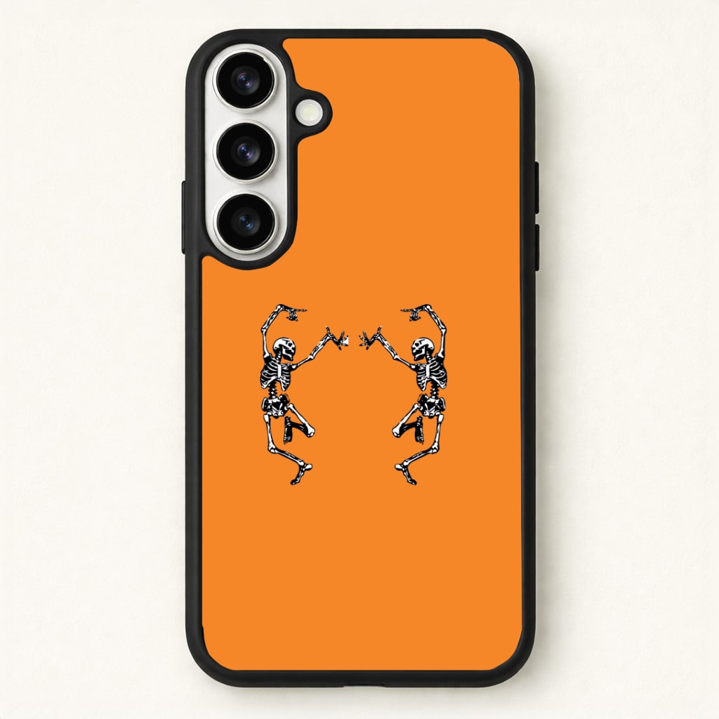 Dancing Skeletons - Halloween Phone Case for Galaxy S26