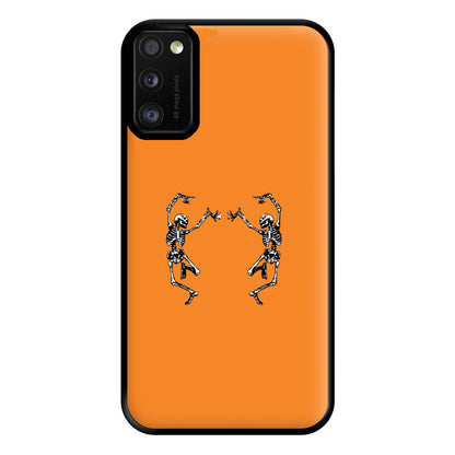 Dancing Skeletons - Halloween Phone Case for Galaxy A41