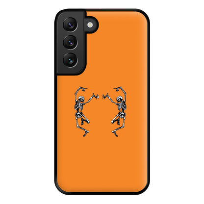 Dancing Skeletons - Halloween Phone Case for Galaxy S22 Plus