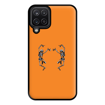 Dancing Skeletons - Halloween Phone Case for Galaxy A12