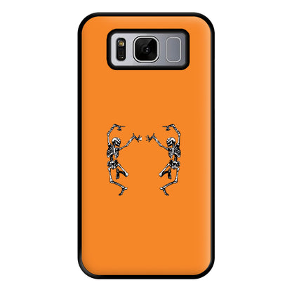 Dancing Skeletons - Halloween Phone Case for Galaxy S8 Plus