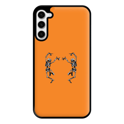 Dancing Skeletons - Halloween Phone Case for Galaxy S23 Plus