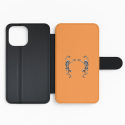 Dancing Skeletons - Halloween Flip Phone Case