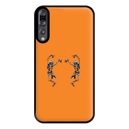 Dancing Skeletons - Halloween Phone Case for Huawei P20 Pro