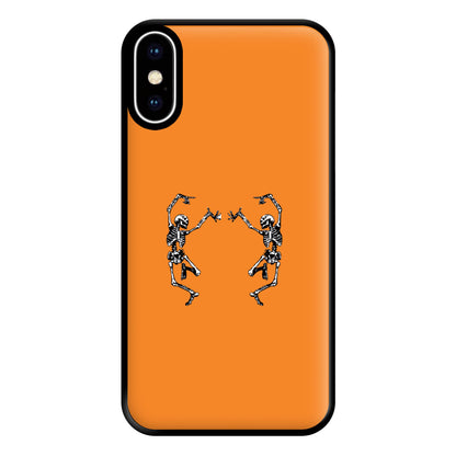 Dancing Skeletons - Halloween Phone Case for iPhone XS Max