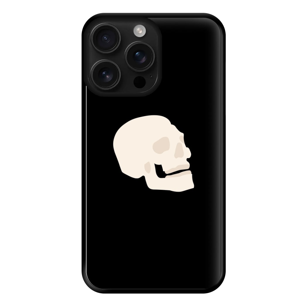 Skull Outline - Halloween Phone Case for iPhone 16 Pro Max