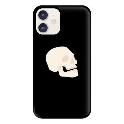 Skull Outline - Halloween Phone Case for iPhone 12 / 12 Pro