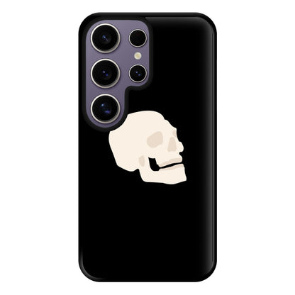 Skull Outline - Halloween Phone Case for Galaxy S25 Ultra