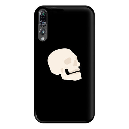 Skull Outline - Halloween Phone Case for Huawei P20 Pro