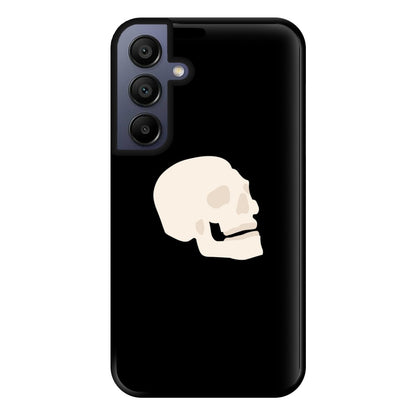 Skull Outline - Halloween Phone Case for Galaxy A15