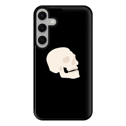 Skull Outline - Halloween Phone Case for Galaxy S24FE