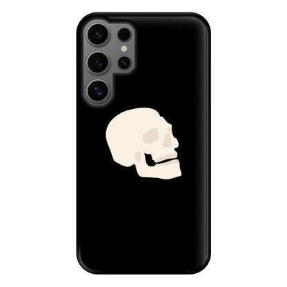 Skull Outline - Halloween Phone Case for Galaxy S24 Ultra