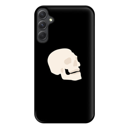 Skull Outline - Halloween Phone Case for Galaxy A34