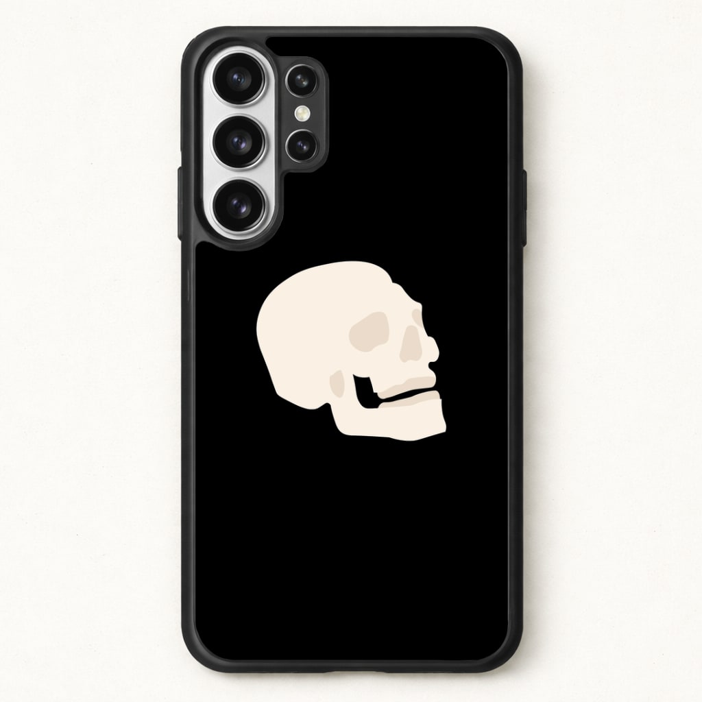 Skull Outline - Halloween Phone Case for Galaxy S26 Ultra