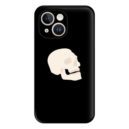 Skull Outline - Halloween Phone Case for iPhone 14 Plus