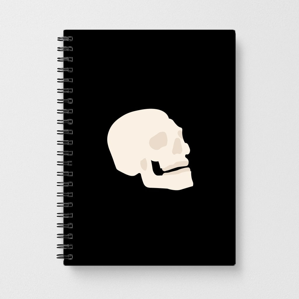 Skull Outline - Halloween Notebook