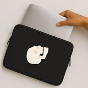 Skull Outline - Halloween Laptop Sleeve 2