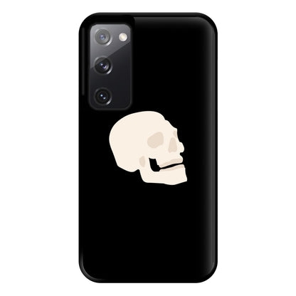 Skull Outline - Halloween Phone Case for Galaxy S20FE