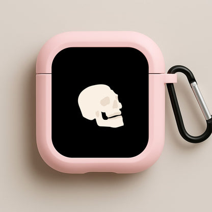 Skull Outline - Halloween Pink AirPods Case