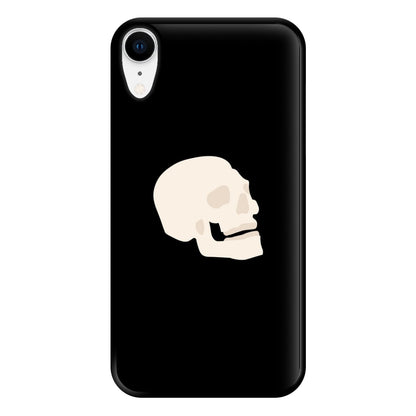 Skull Outline - Halloween Phone Case for iPhone XR