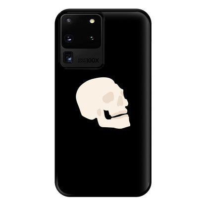 Skull Outline - Halloween Phone Case for Galaxy S20 Ultra