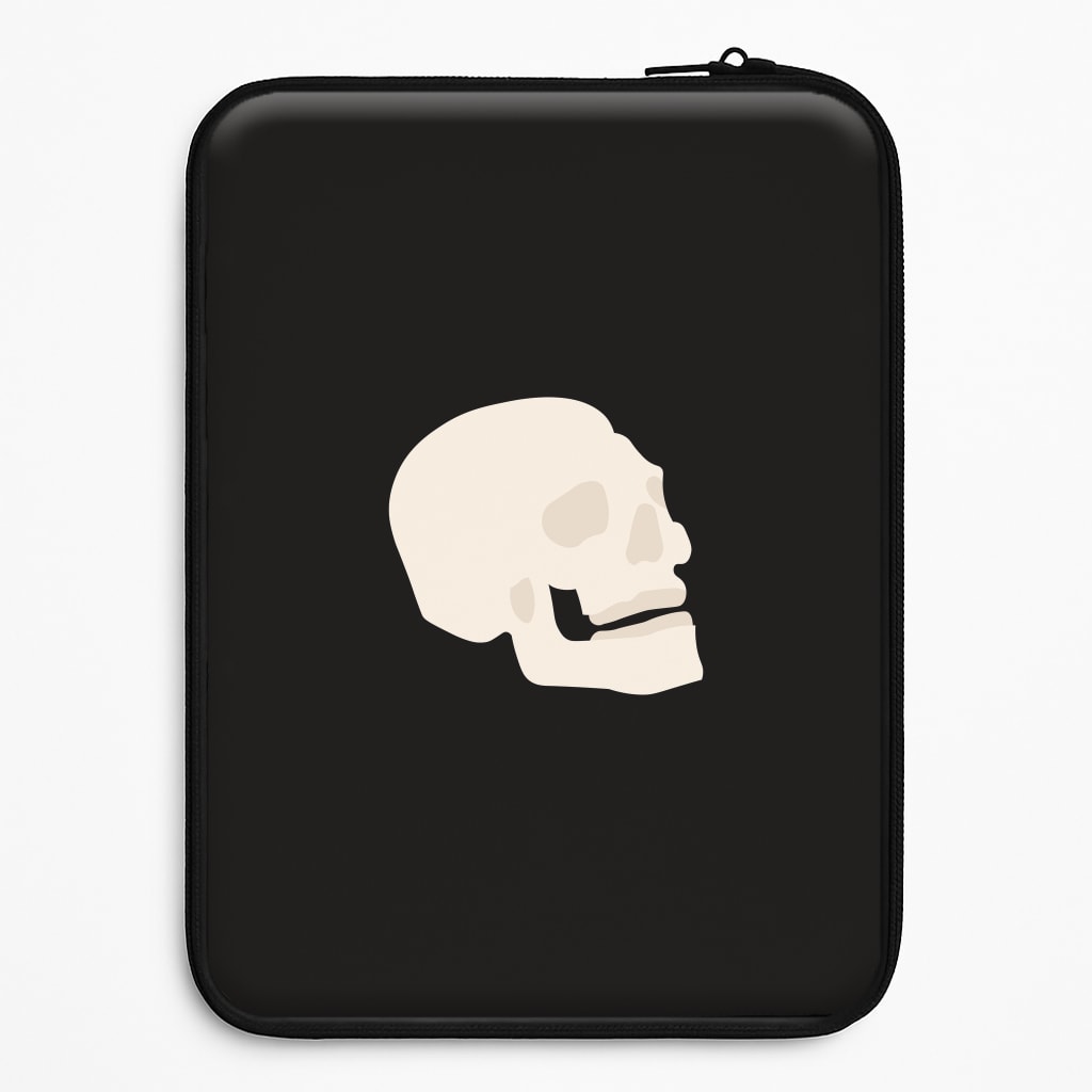 Skull Outline - Halloween Laptop Sleeve