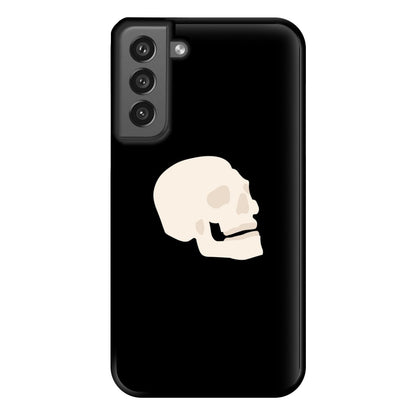 Skull Outline - Halloween Phone Case for Galaxy S21FE