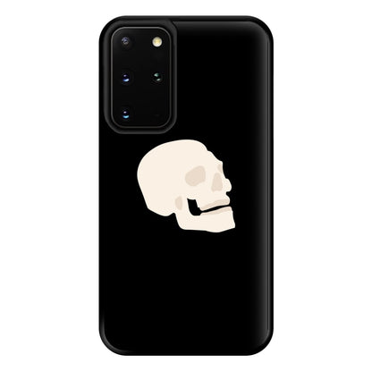 Skull Outline - Halloween Phone Case for Galaxy S20 Plus