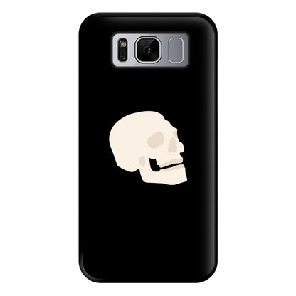 Skull Outline - Halloween Phone Case for Galaxy S8 Plus