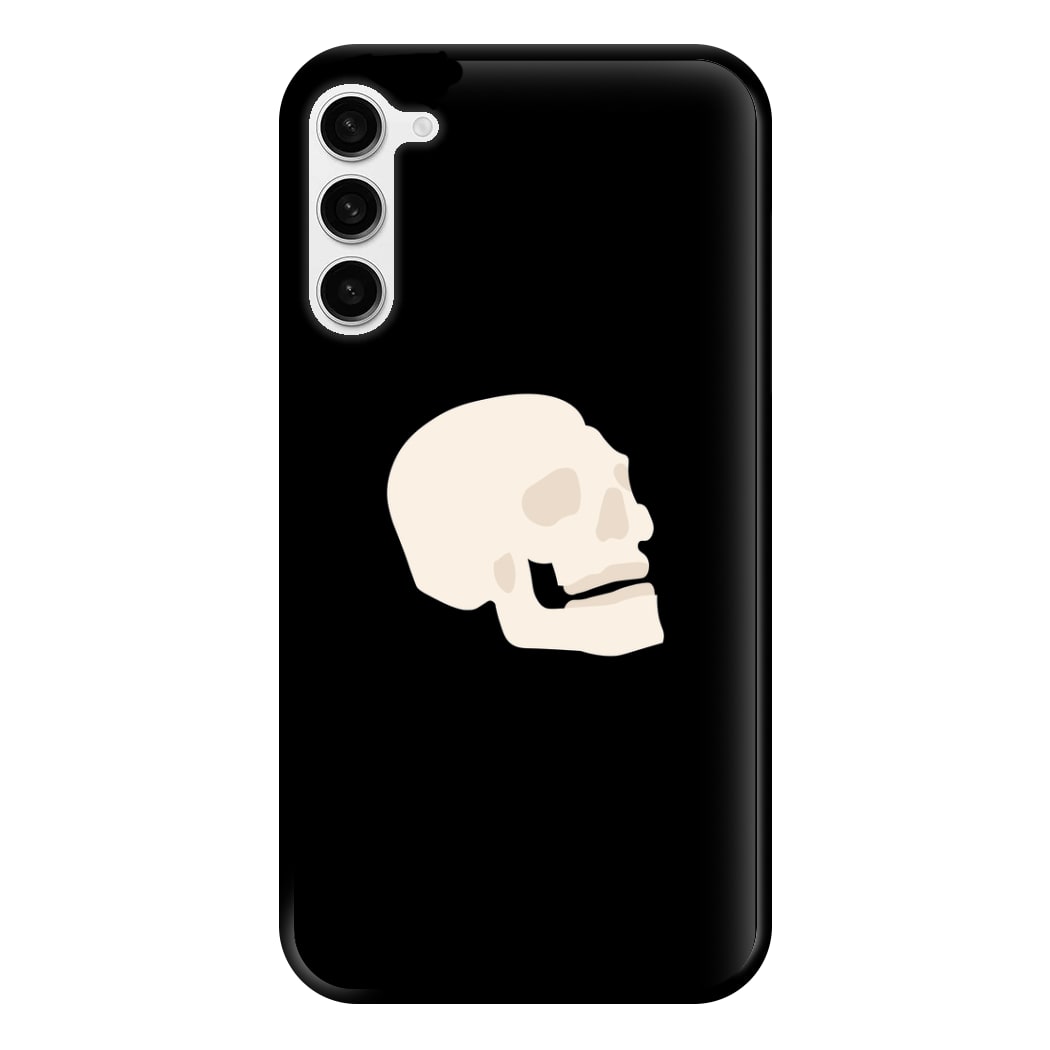 Skull Outline - Halloween Phone Case for Galaxy S23 Plus